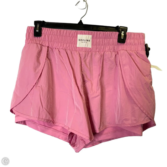 Athletic Shorts By Offline By Aerie In Pink, Size: Xl