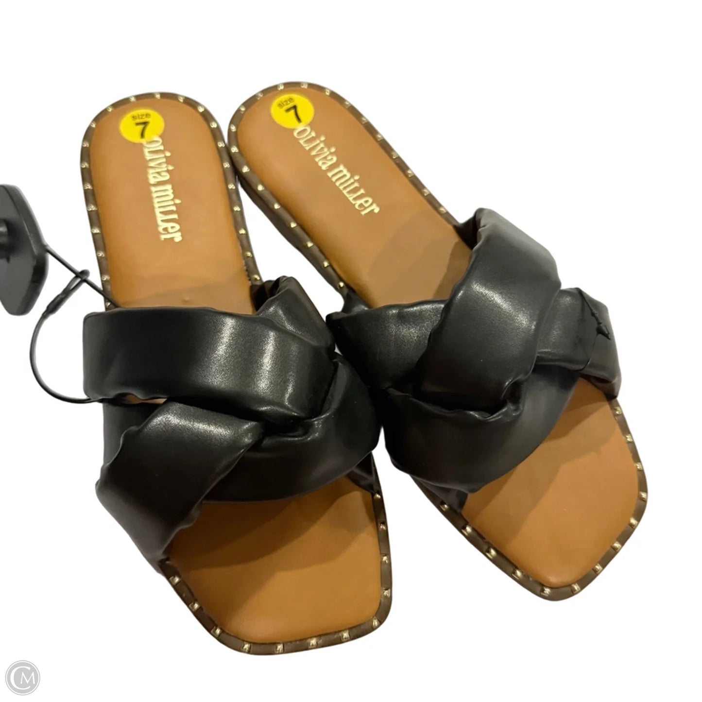 Sandals Flats By Olivia Miller In Black, Size: 7