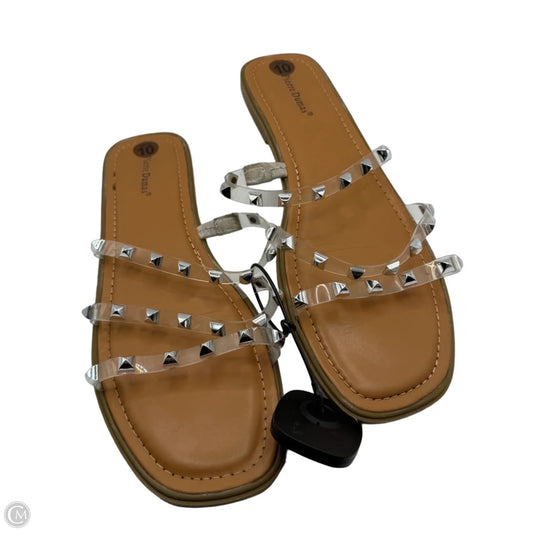 Sandals Flats By Pierre Dumas In Brown, Size: 10