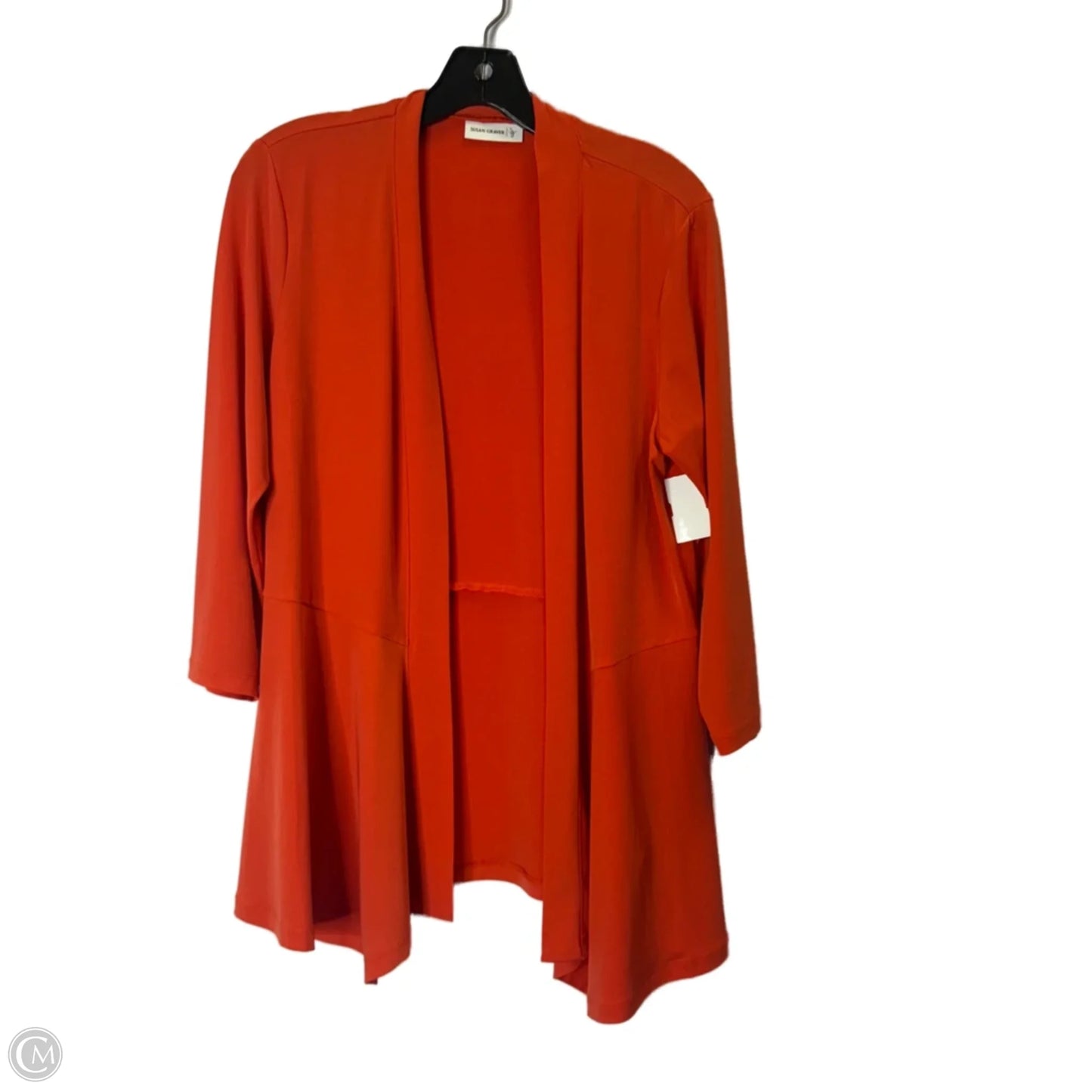 Cardigan By Susan Graver In Orange, Size: S