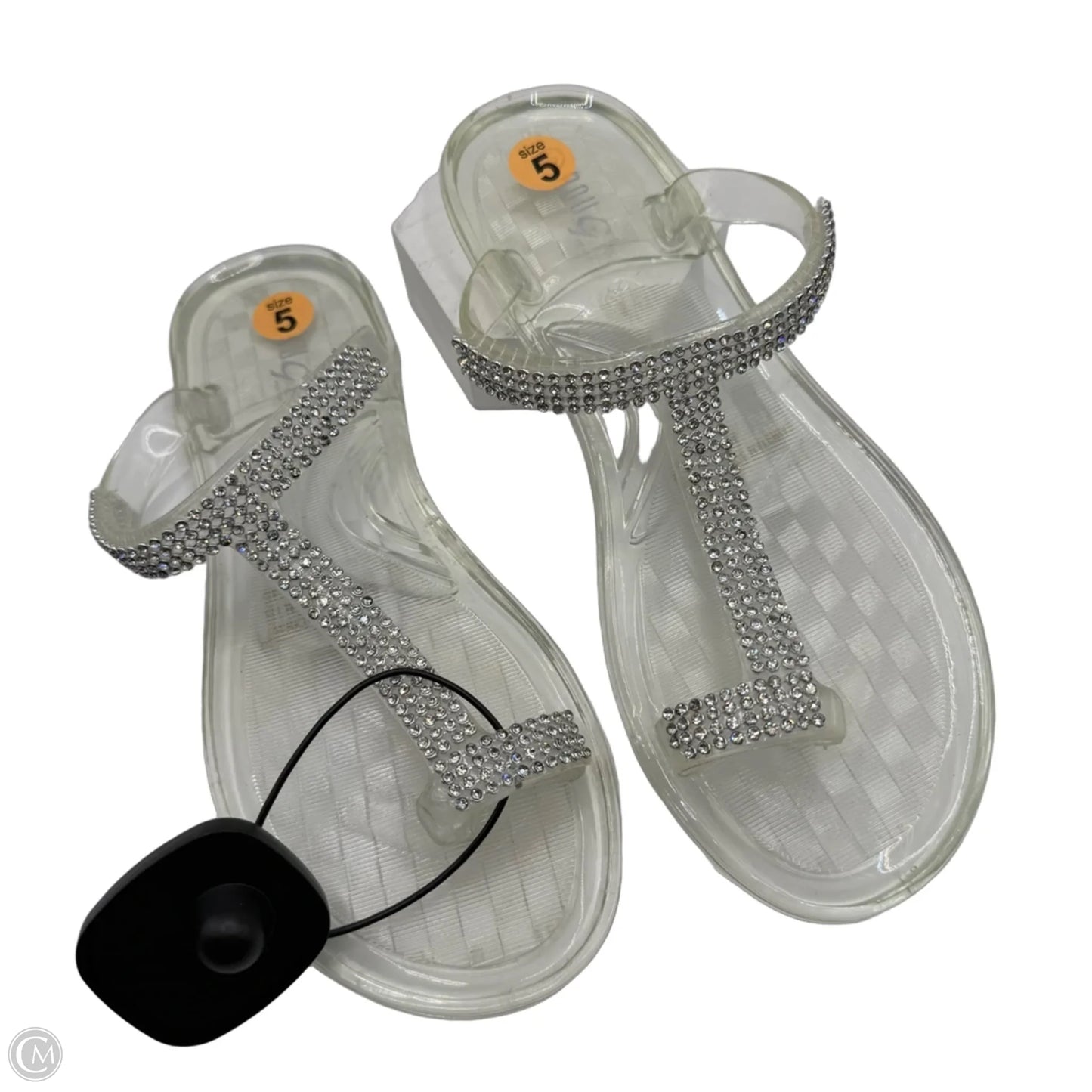 Sandals Flats By Rouge In Clear, Size: 5