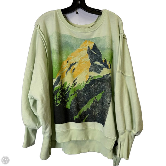 Sweatshirt Crewneck By We The Free In Green, Size: S