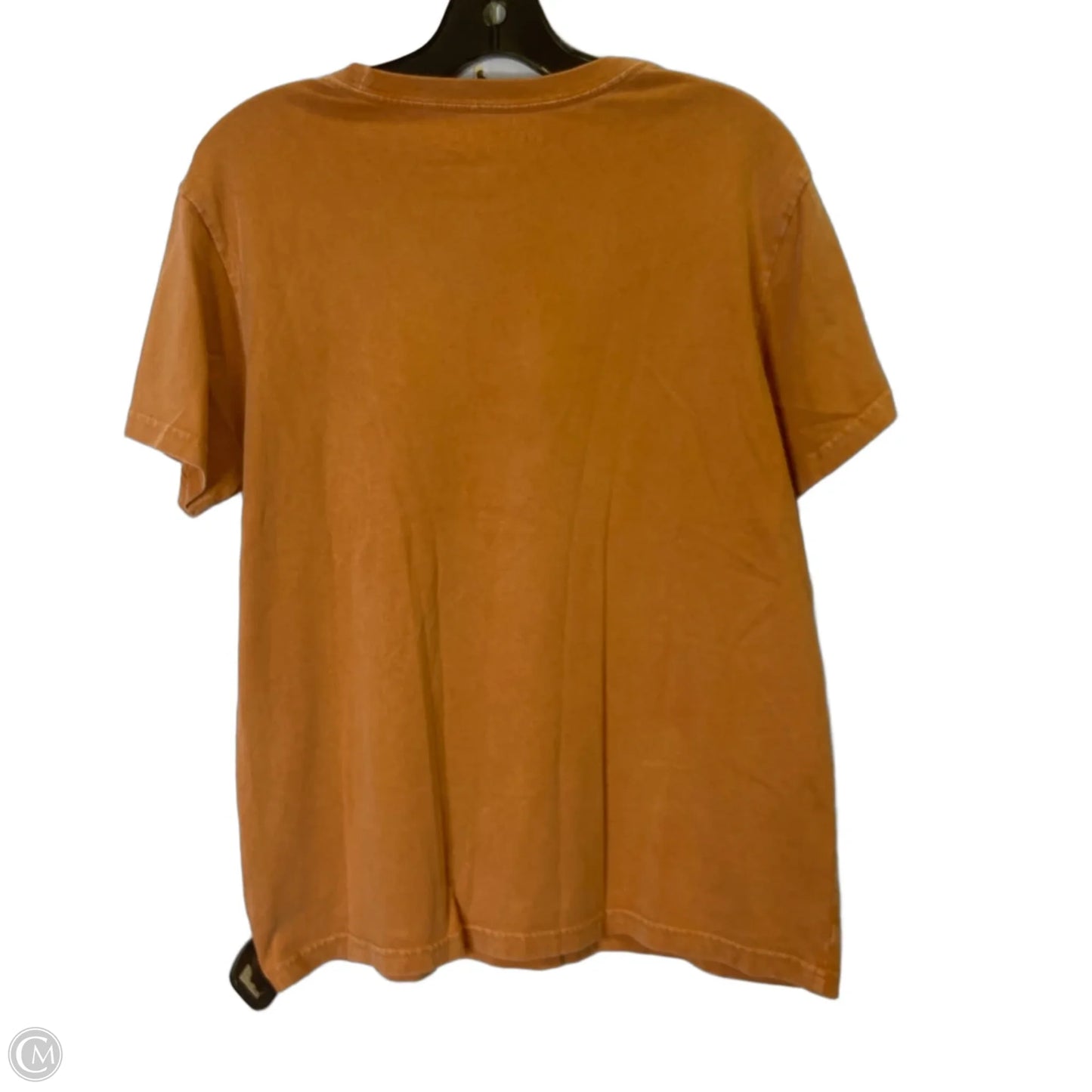 Top Short Sleeve Basic By Lucky Brand In Orange, Size: S
