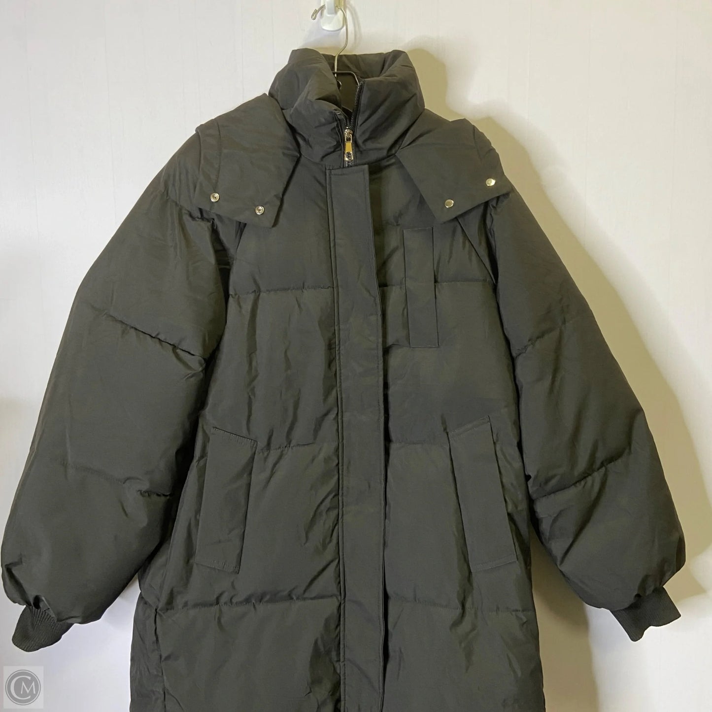Coat Puffer & Quilted By Clothes Mentor In Black, Size: 1x