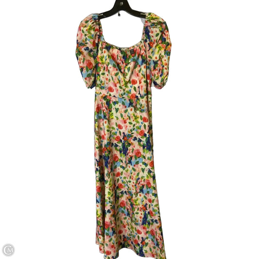 Dress Casual Maxi By Shein In Floral Print, Size: M