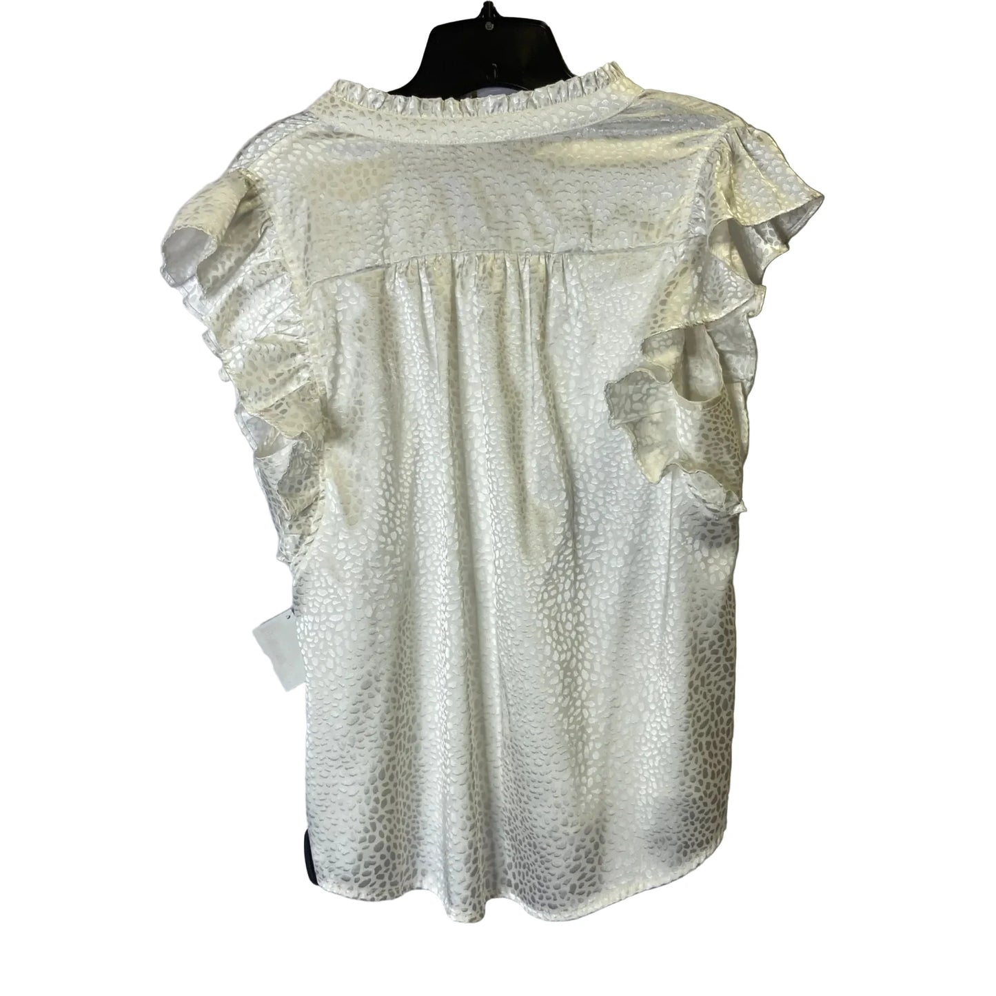 Top Sleeveless By Clothes Mentor In White, Size: M