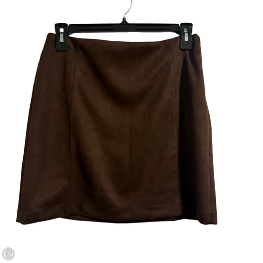 Skirt Mini & Short By White House Black Market In Brown, Size: 4