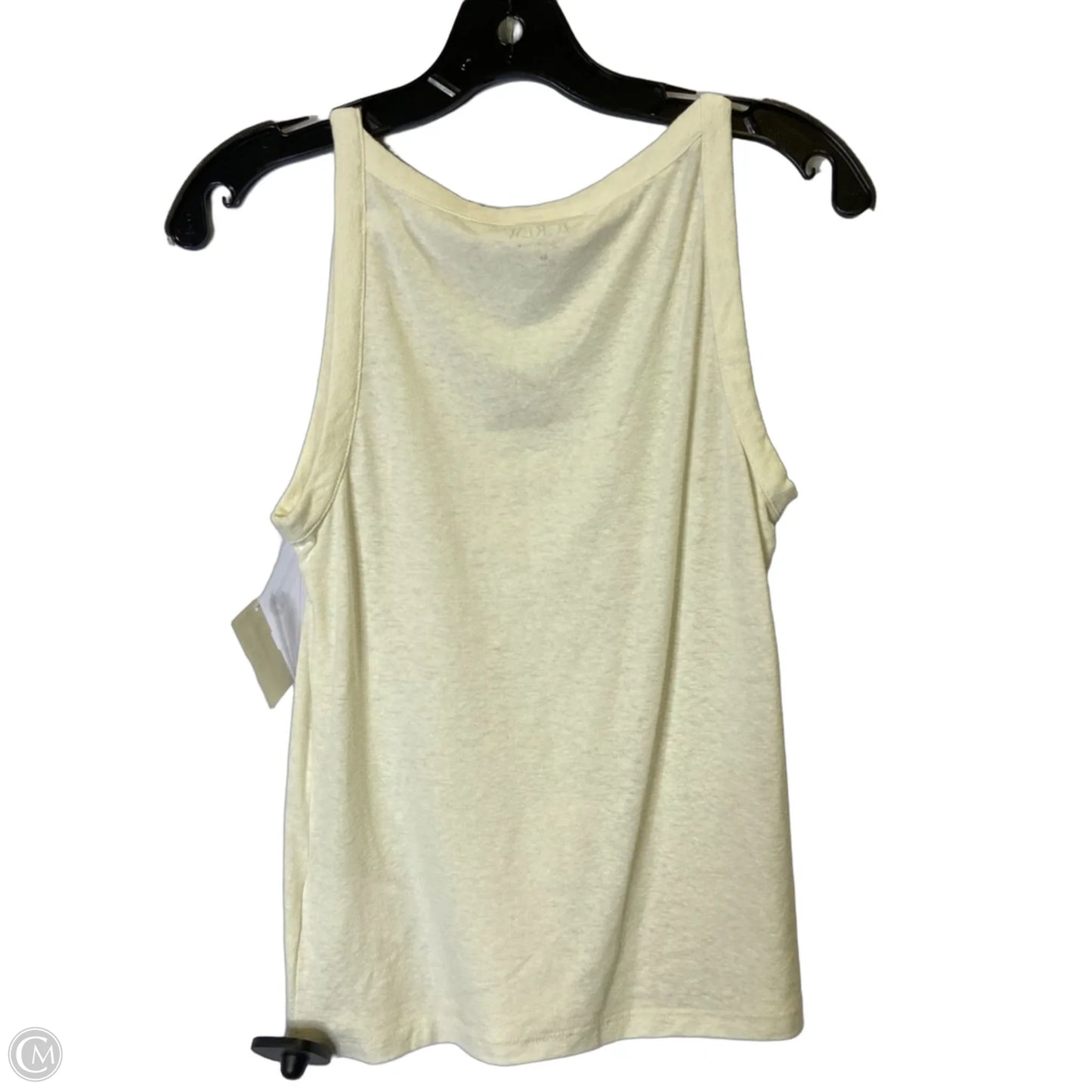 Top Sleeveless By J. Crew In Cream, Size: M
