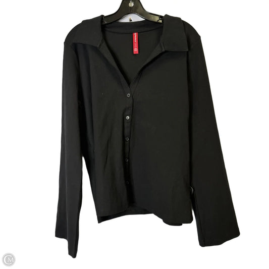 Top Long Sleeve By Spanx In Black, Size: 1x