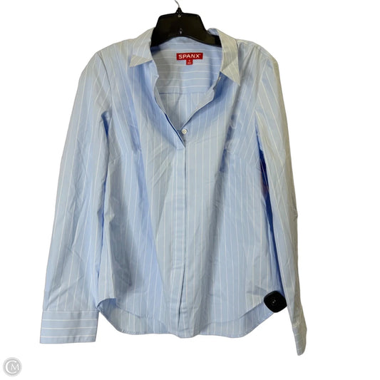 Top Long Sleeve By Spanx In Blue, Size: M