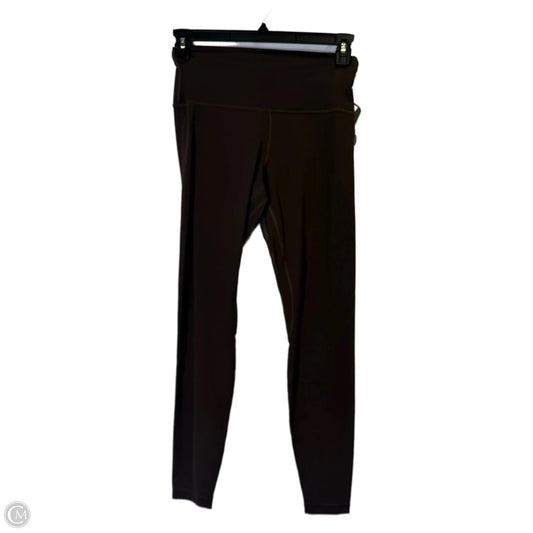 Athletic Leggings By Lululemon In Brown, Size: 10