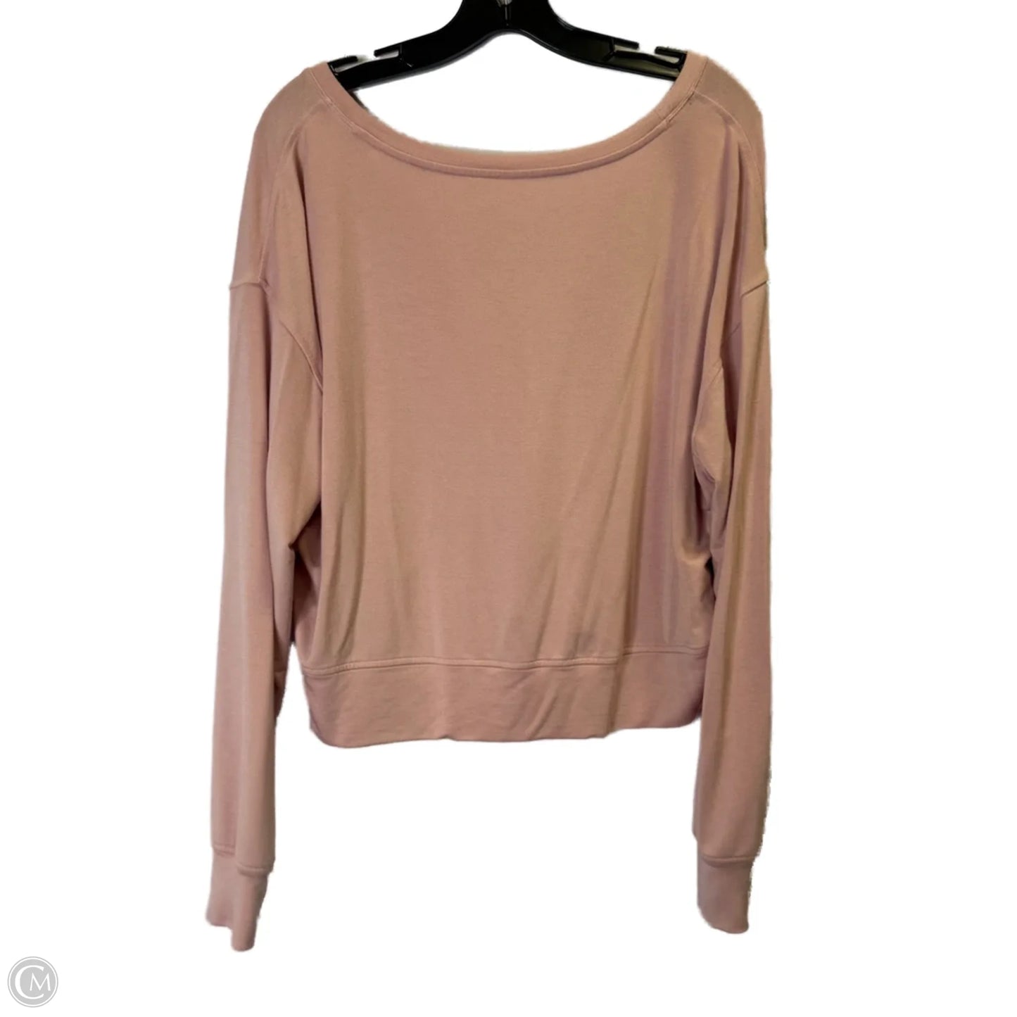 Top Long Sleeve By Lululemon In Pink, Size: M