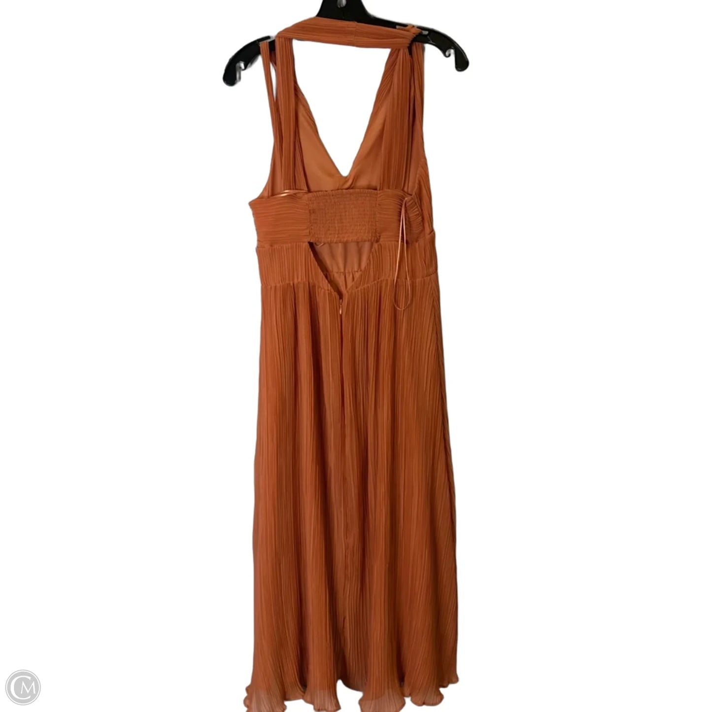 Dress Casual Maxi By Express In Orange, Size: M