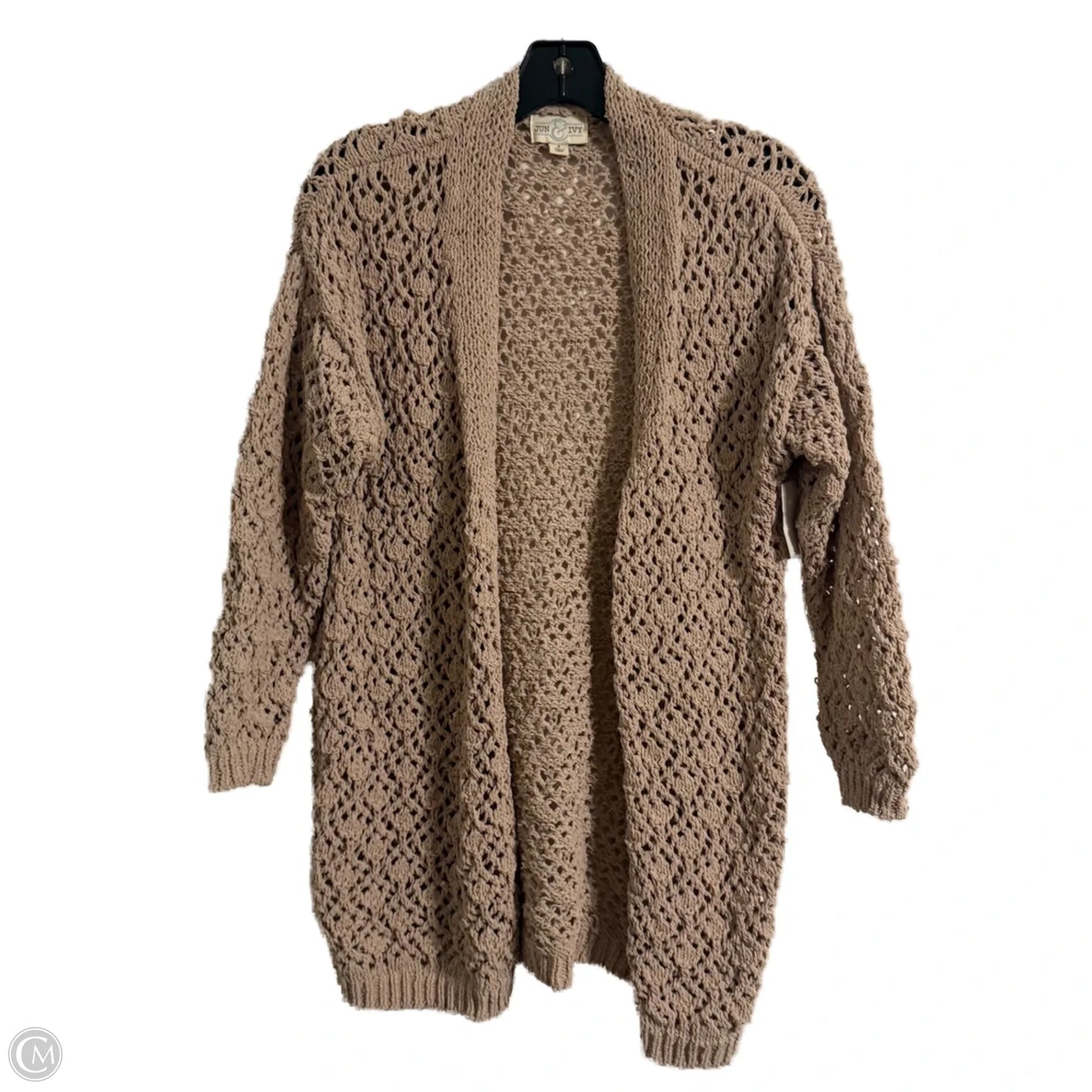 Cardigan By Clothes Mentor In Beige, Size: S