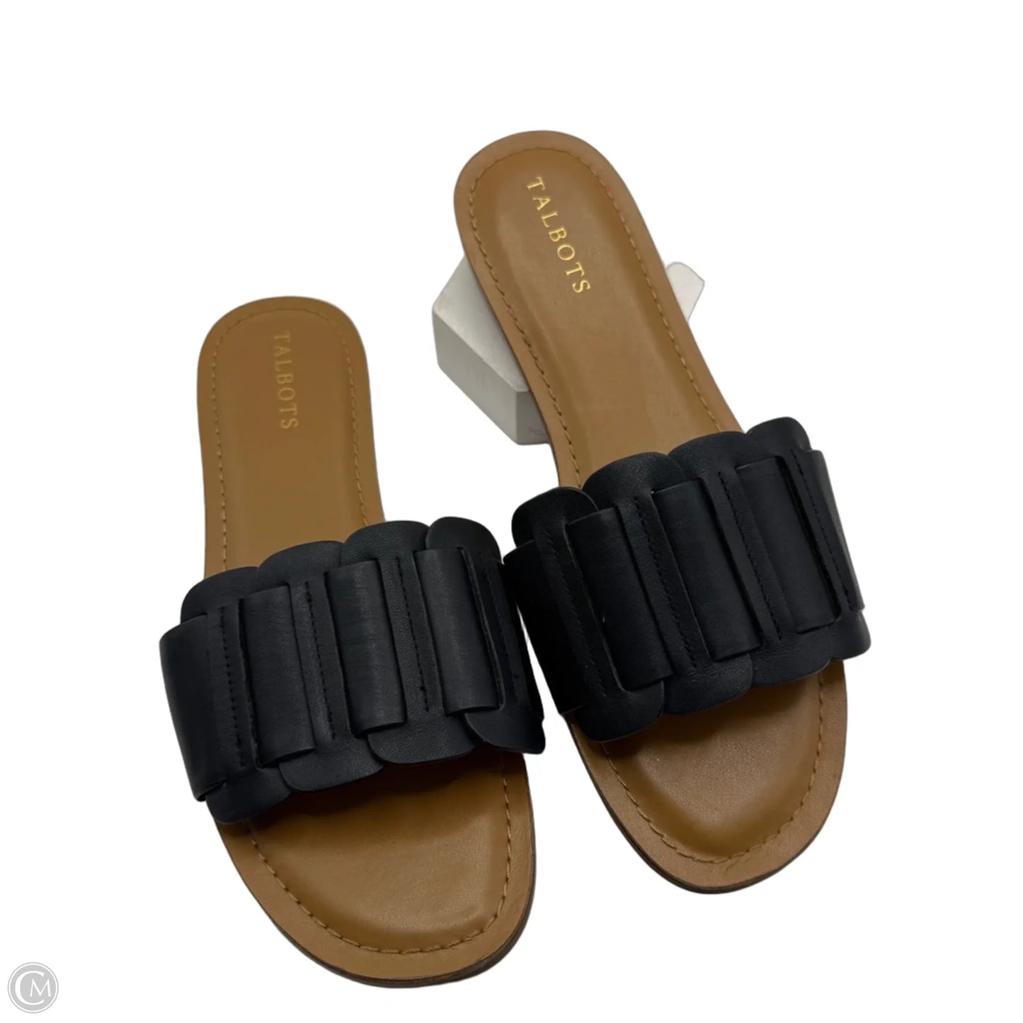 Sandals Flats By Talbots In Black, Size: 8