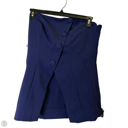 Top Sleeveless By Maeve In Blue, Size: L