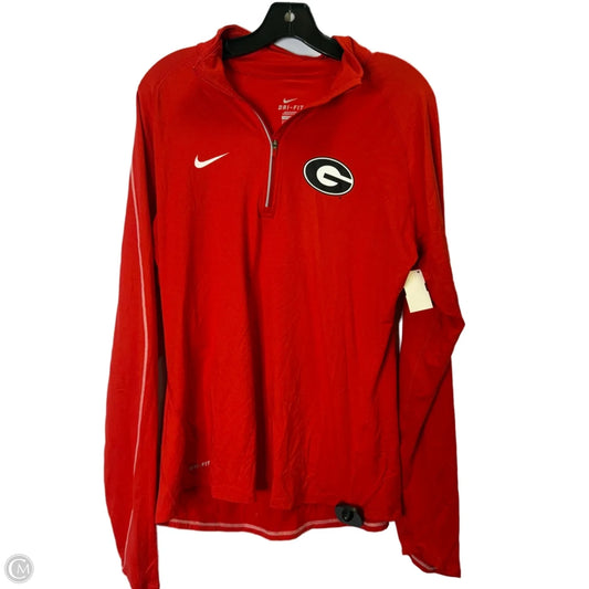 Athletic Jacket By Nike Apparel In Red, Size: Xl