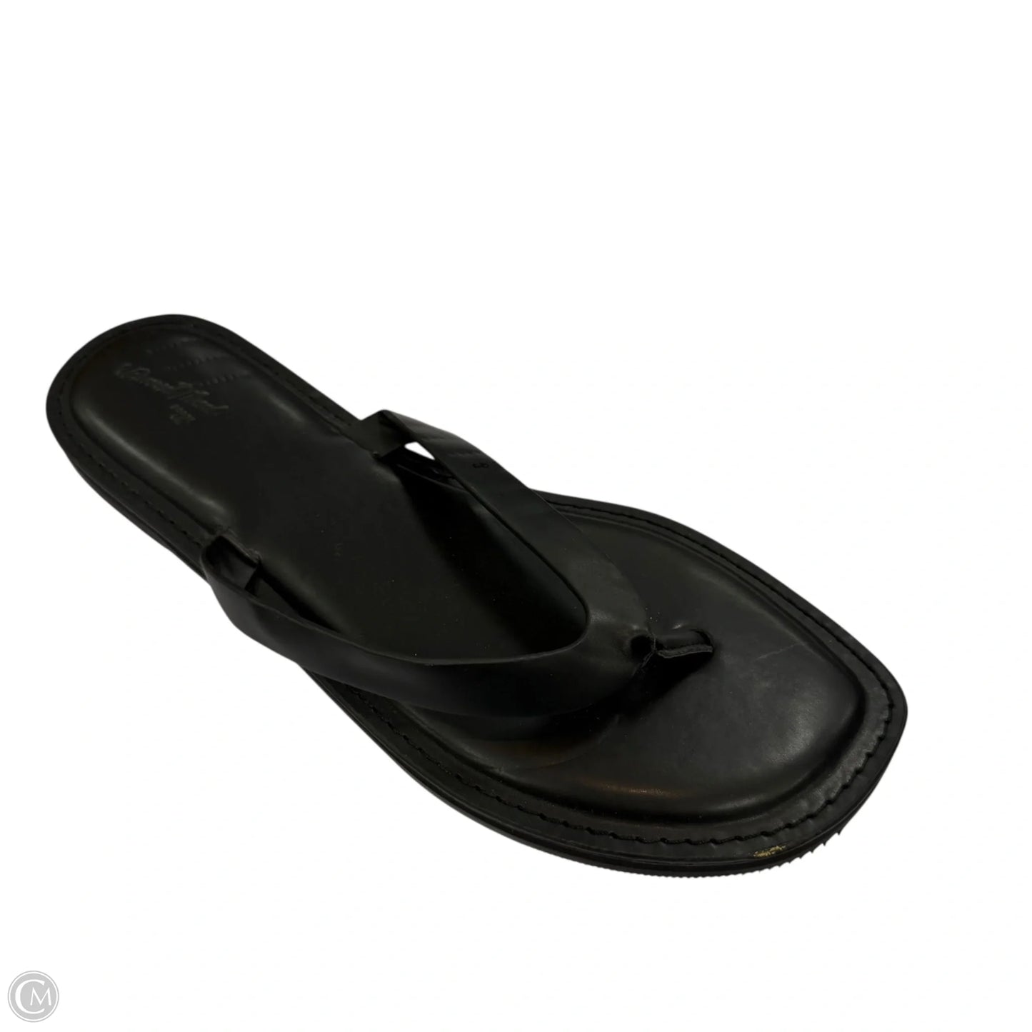 Sandals Flip Flops By Universal Thread In Black, Size: 8