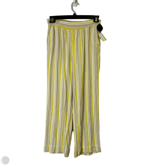 Pants Linen By Clothes Mentor In Yellow, Size: M