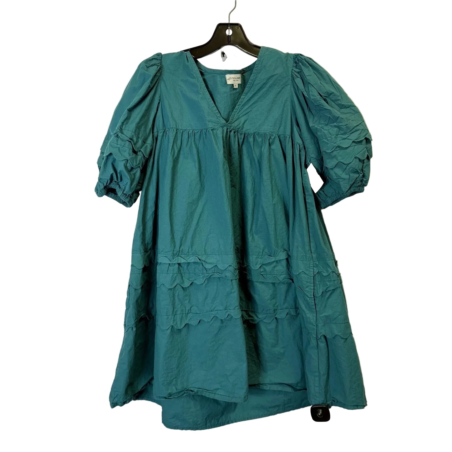 Dress Casual Short By Clothes Mentor In Teal, Size: Xs