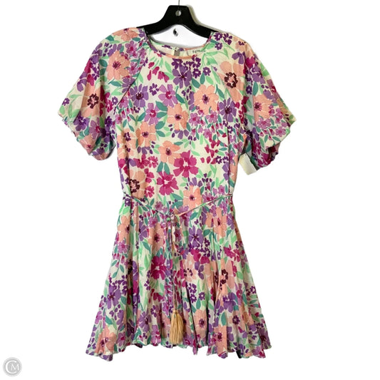 Dress Casual Short By Fate In Floral Print, Size: S
