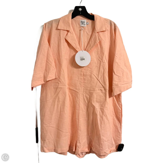 Romper By Princess Polly In Coral, Size: 4