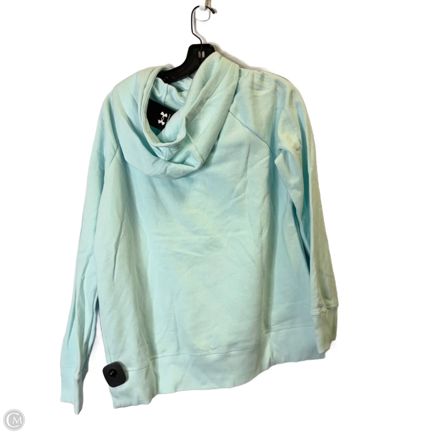 Athletic Sweatshirt Hoodie By Under Armour In Blue, Size: M