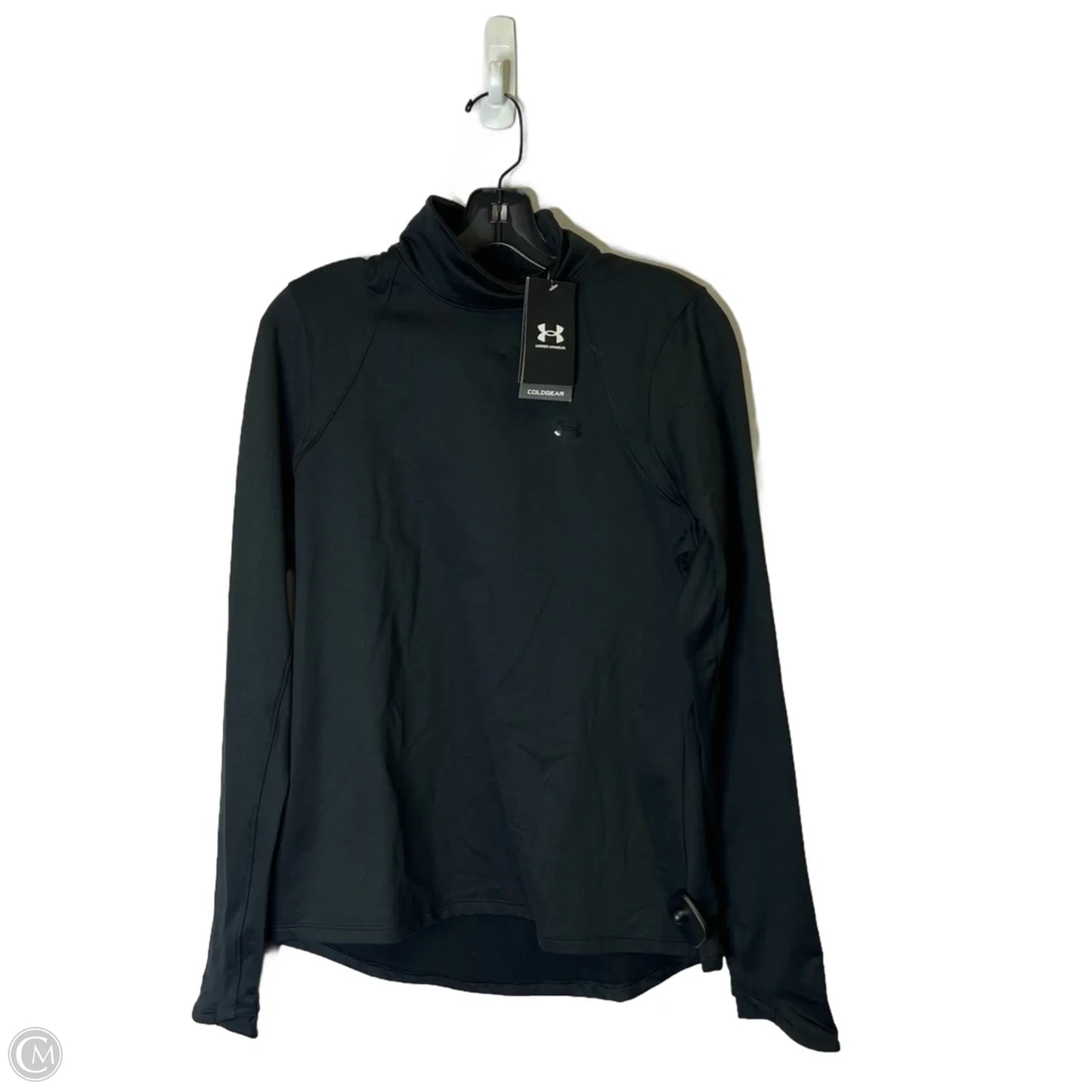 Athletic Sweatshirt Collar By Under Armour In Black, Size: M