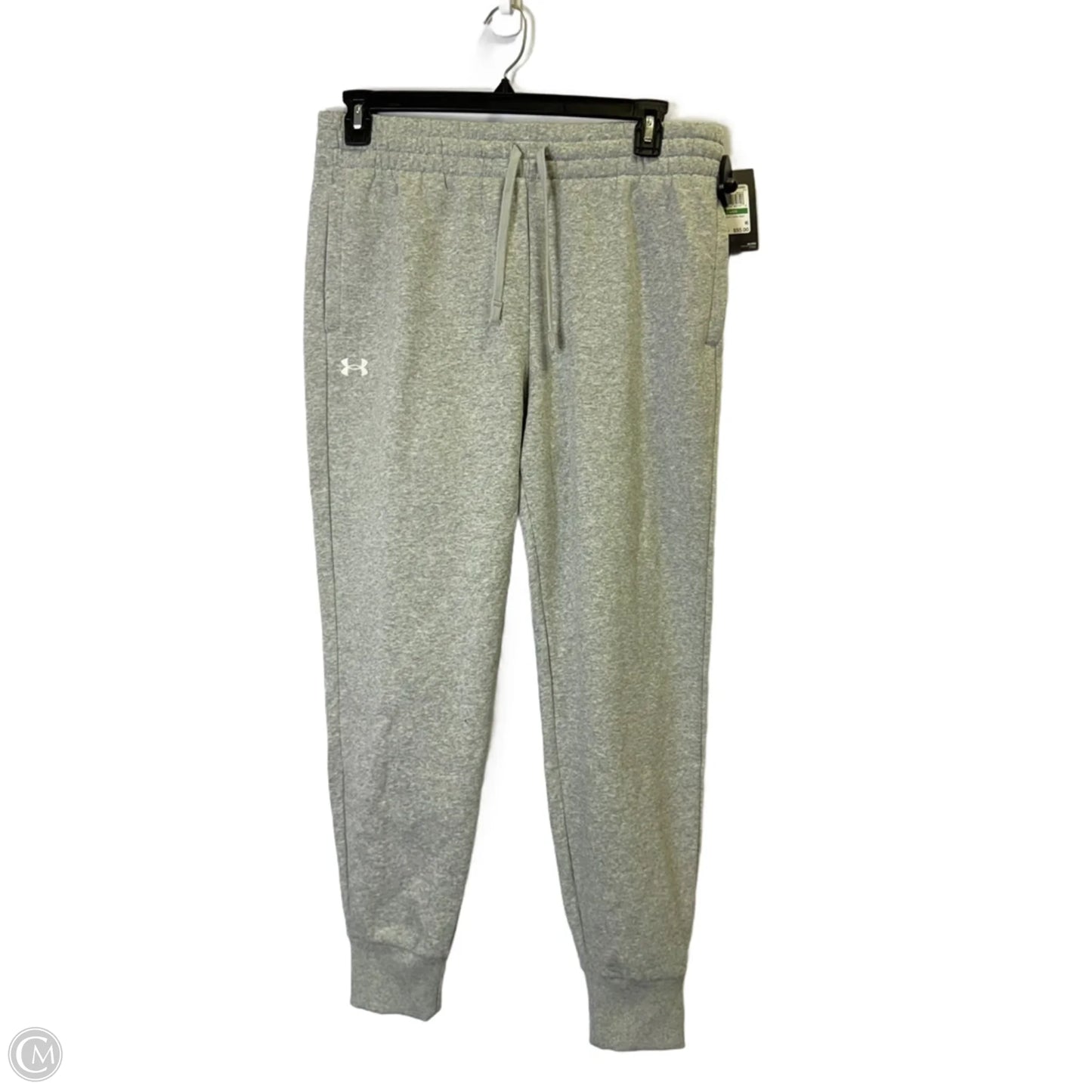 Athletic Pants By Under Armour In Grey, Size: L
