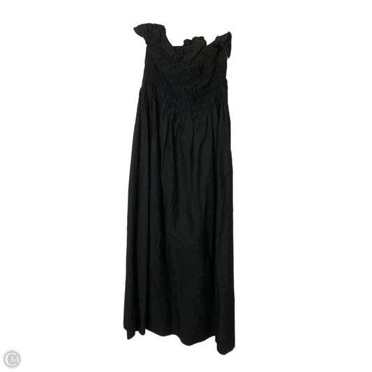 Dress Casual Midi By H&m In Black, Size: S
