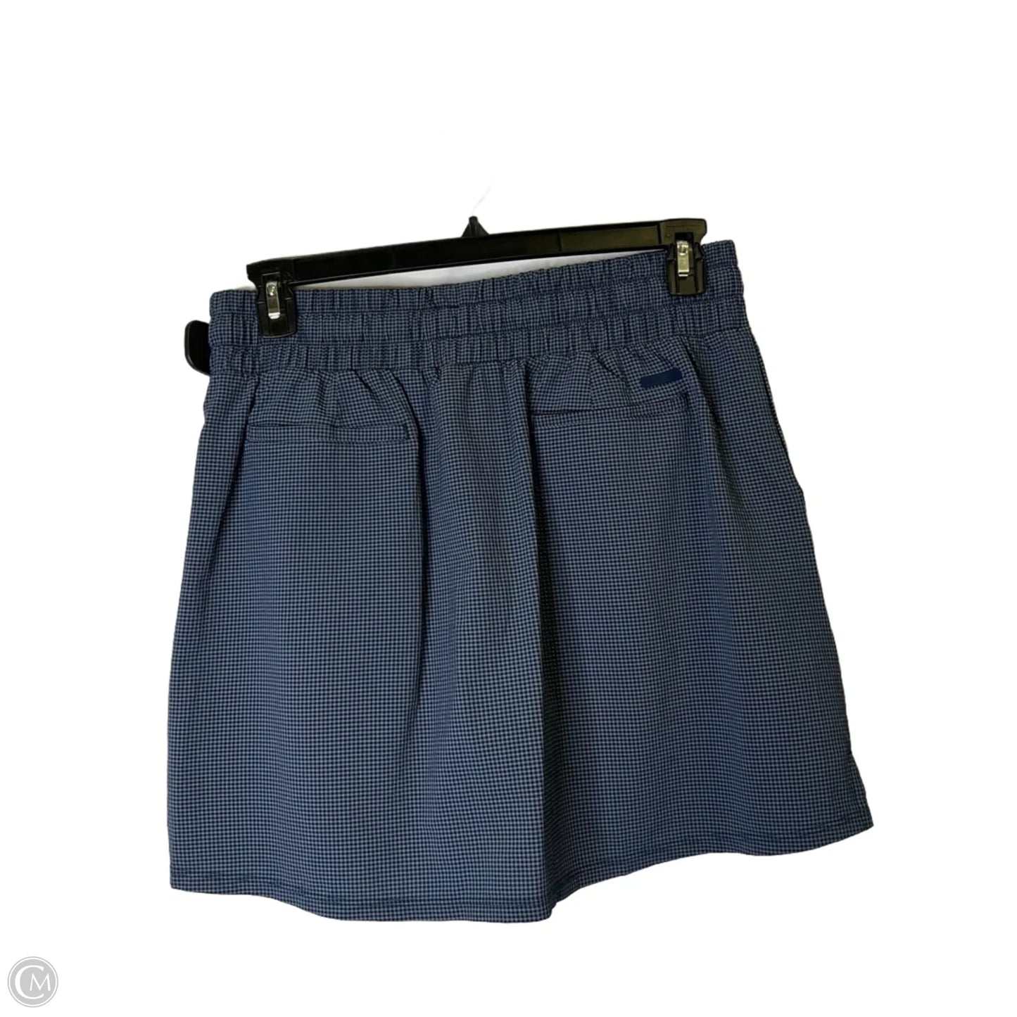 Athletic Skort By Adidas In Blue & Grey, Size: L