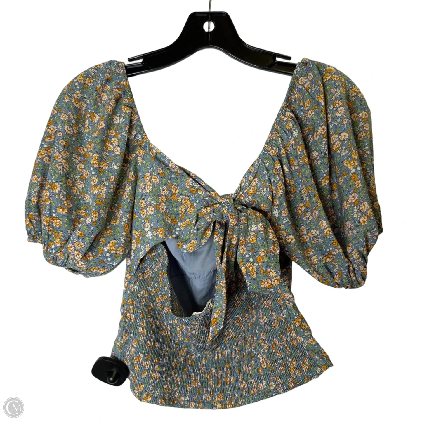 Top Short Sleeve By Astr In Floral Print, Size: S