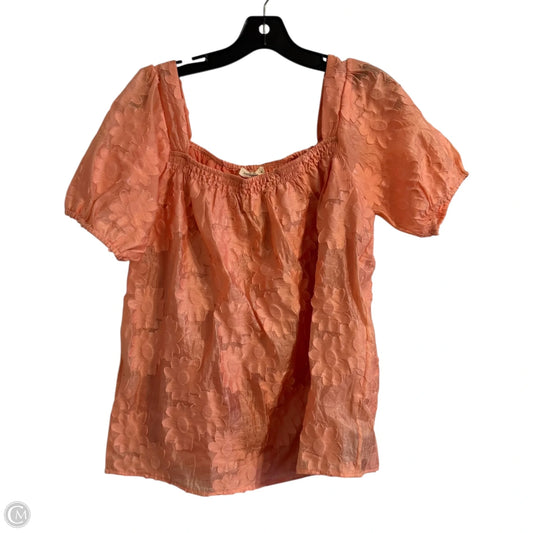 Top Short Sleeve By Andthewhy In Floral Print, Size: M