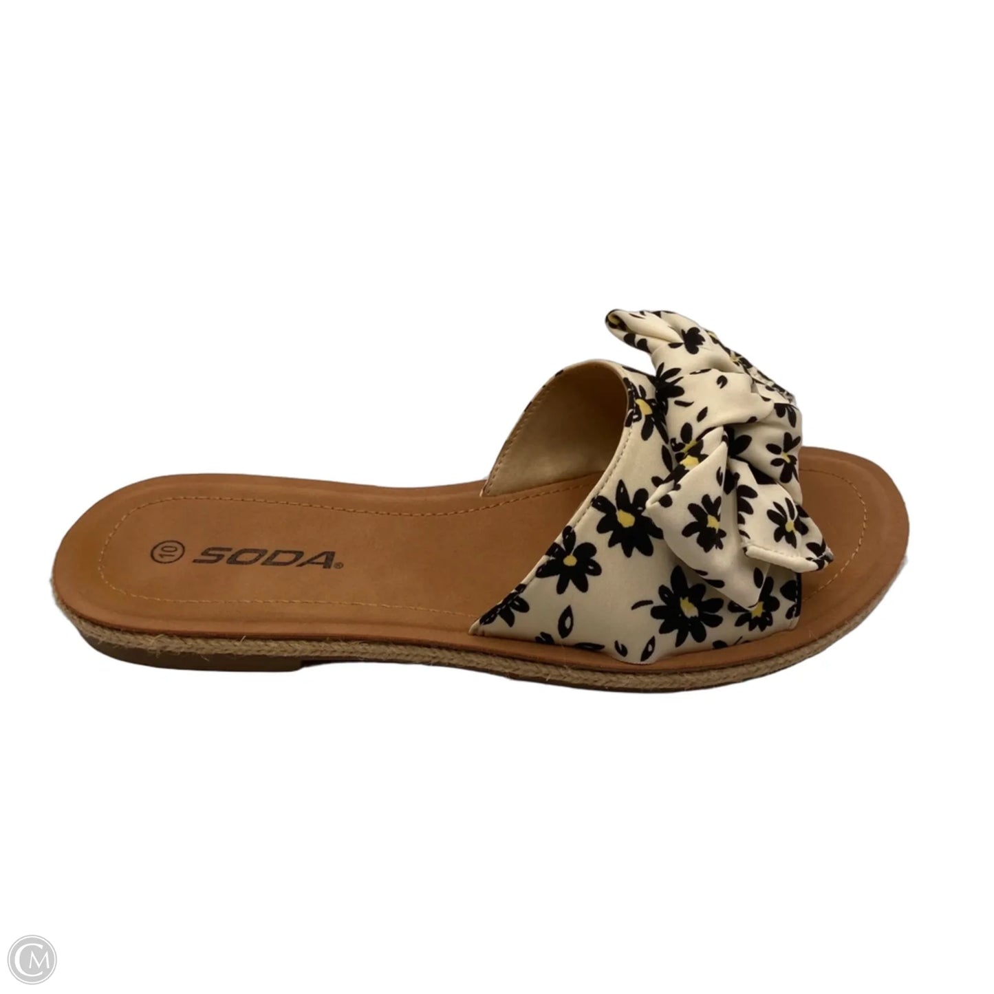 Sandals Flats By Soda In Cream, Size: 10