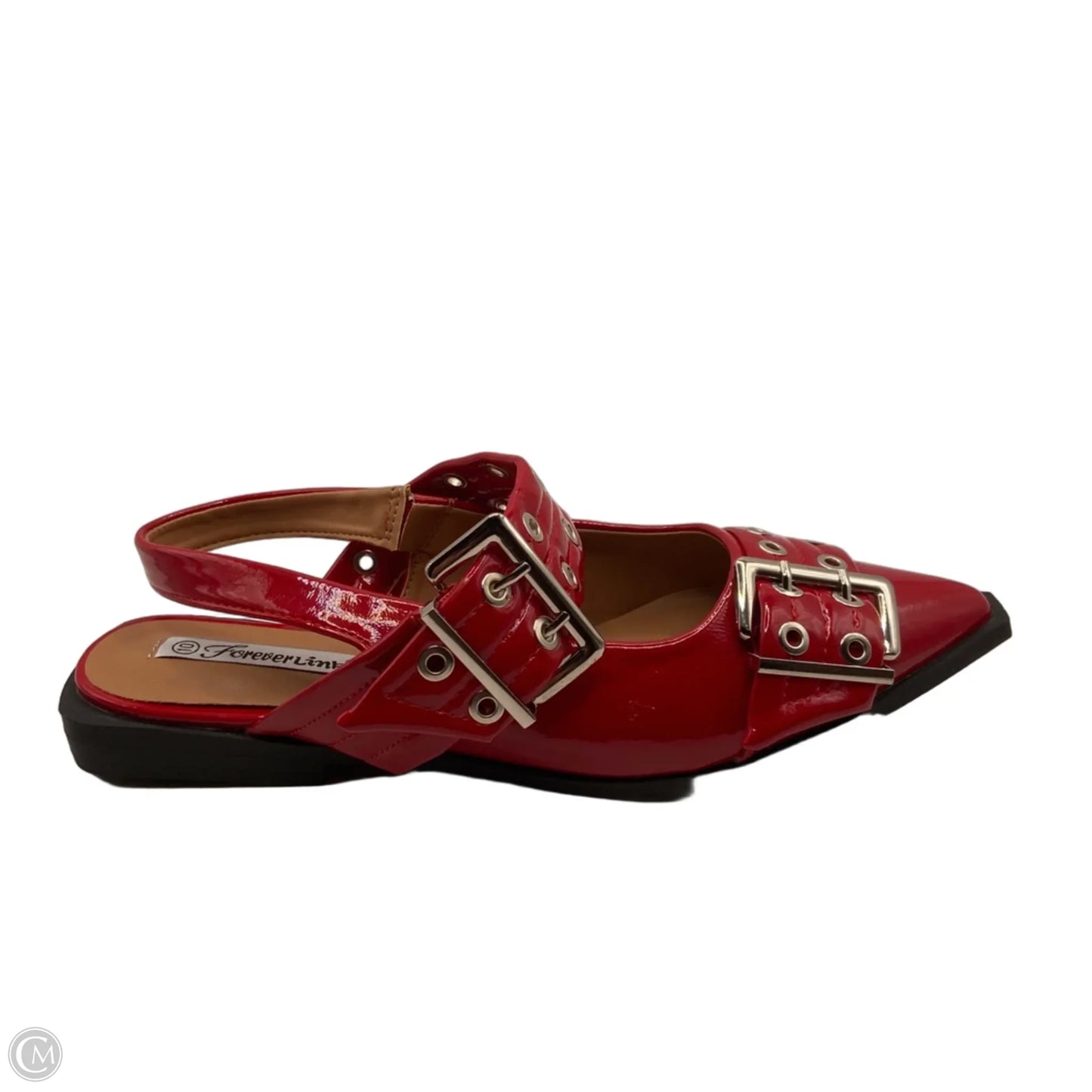 Shoes Flats By Clothes Mentor In Red, Size: 10
