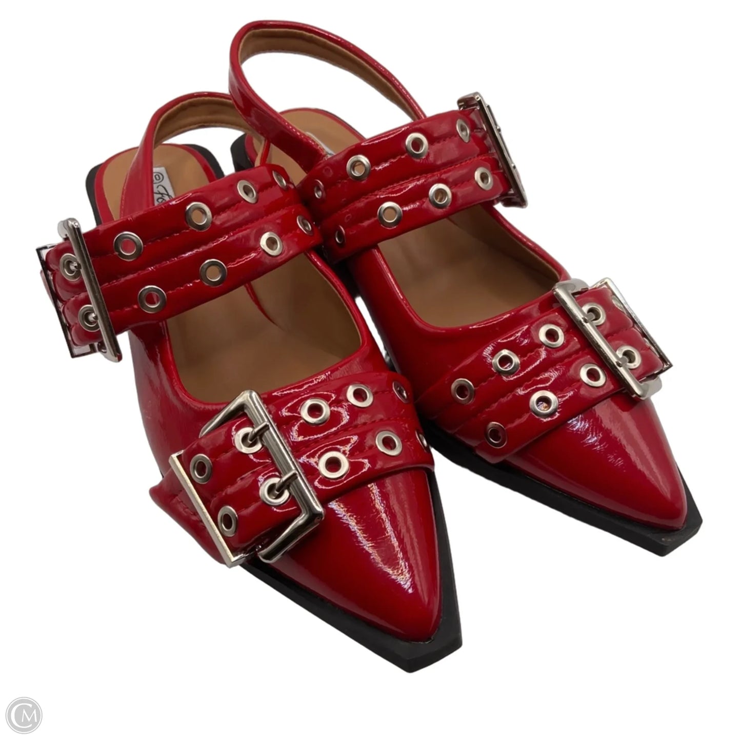 Shoes Flats By Clothes Mentor In Red, Size: 10