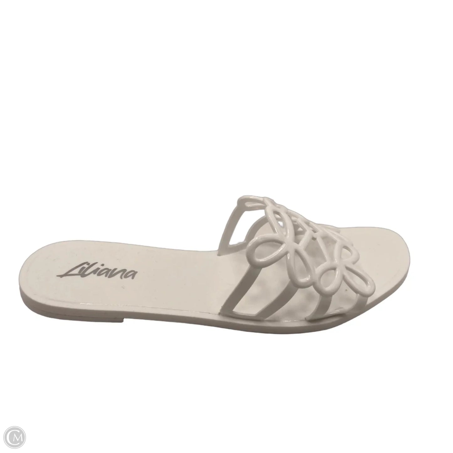 Sandals Flats By Liliana In White, Size: 10