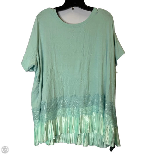 Top Short Sleeve By Dg2 In Blue, Size: 3x