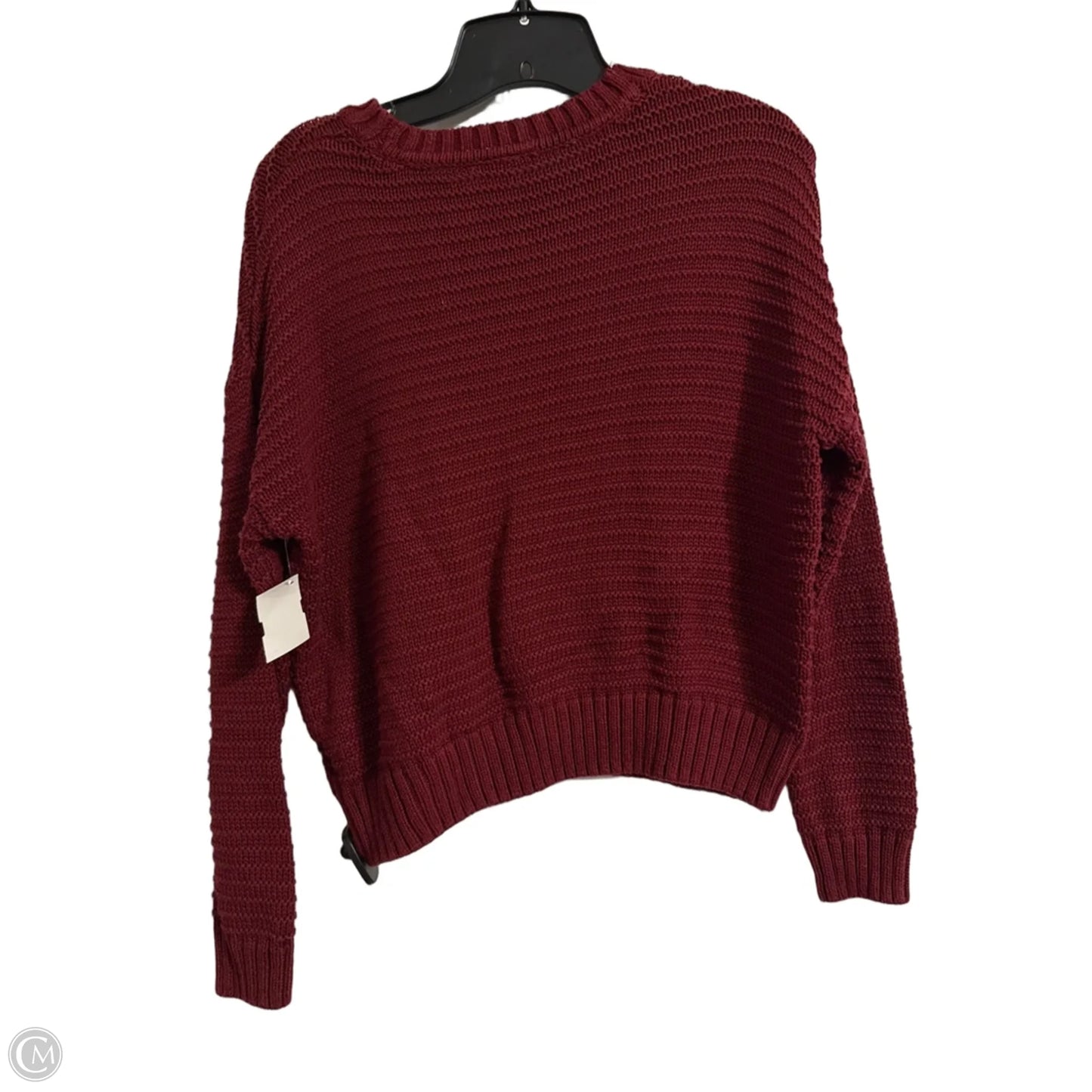 Sweater By Divided In Maroon, Size: S