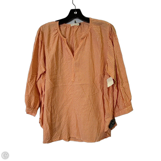Top Short Sleeve By Clothes Mentor In Orange, Size: M