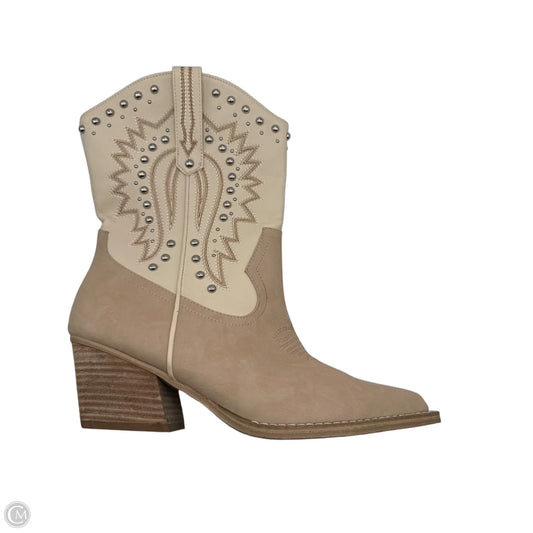 Boots Western By Dv In Tan, Size: 10