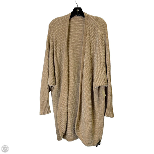 Sweater Cardigan By Torrid In Tan, Size: 3x