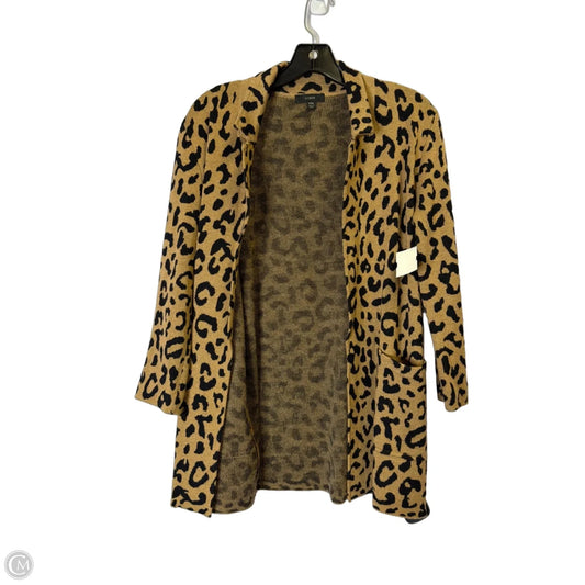Sweater Cardigan By J. Crew In Animal Print, Size: Xxs