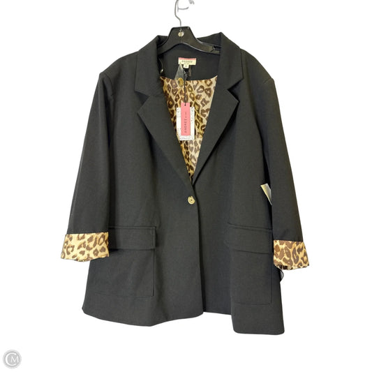 Blazer By Andree By Unit In Black, Size: 2x
