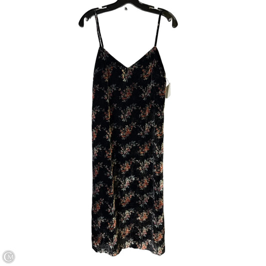 Dress Casual Midi By Zara In Black, Size: Xs