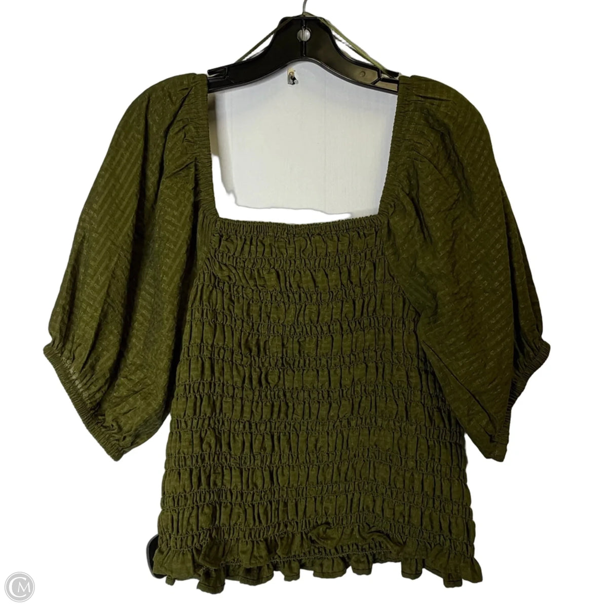 Top Short Sleeve By Old Navy In Green, Size: L
