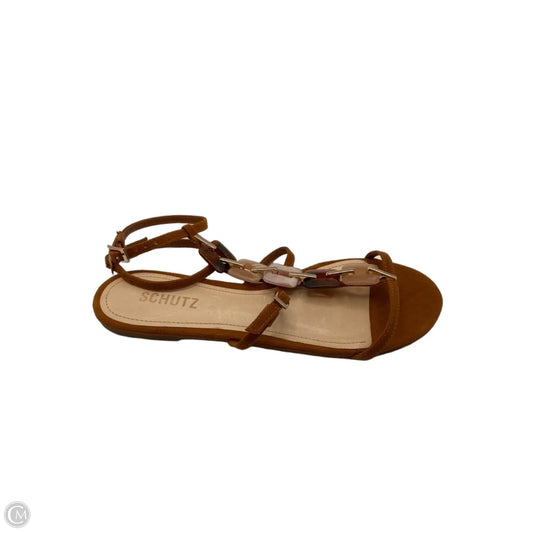 Sandals Flats By Schutz In Brown, Size: 7