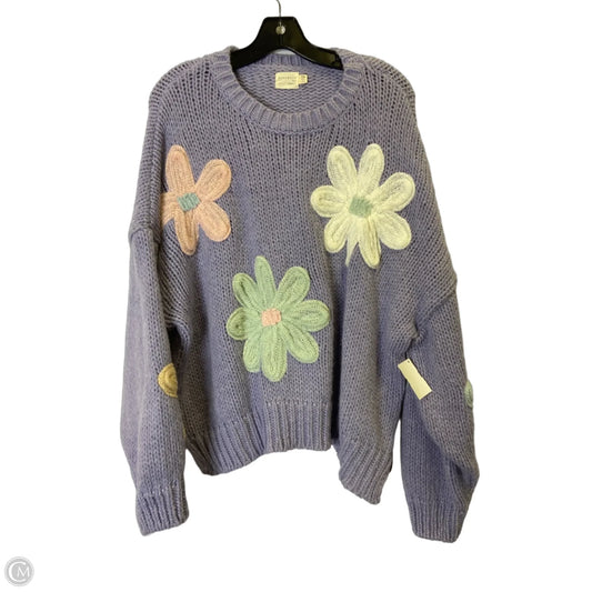 Sweater By Dreamers In Purple, Size: M