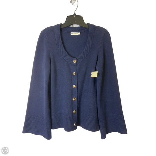 Sweater Cardigan By Avec Les Filles In Navy, Size: L