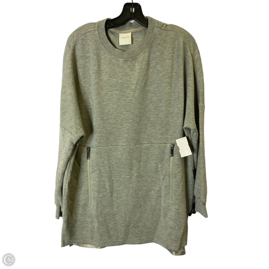 Sweatshirt Crewneck By Varley In Grey, Size: S